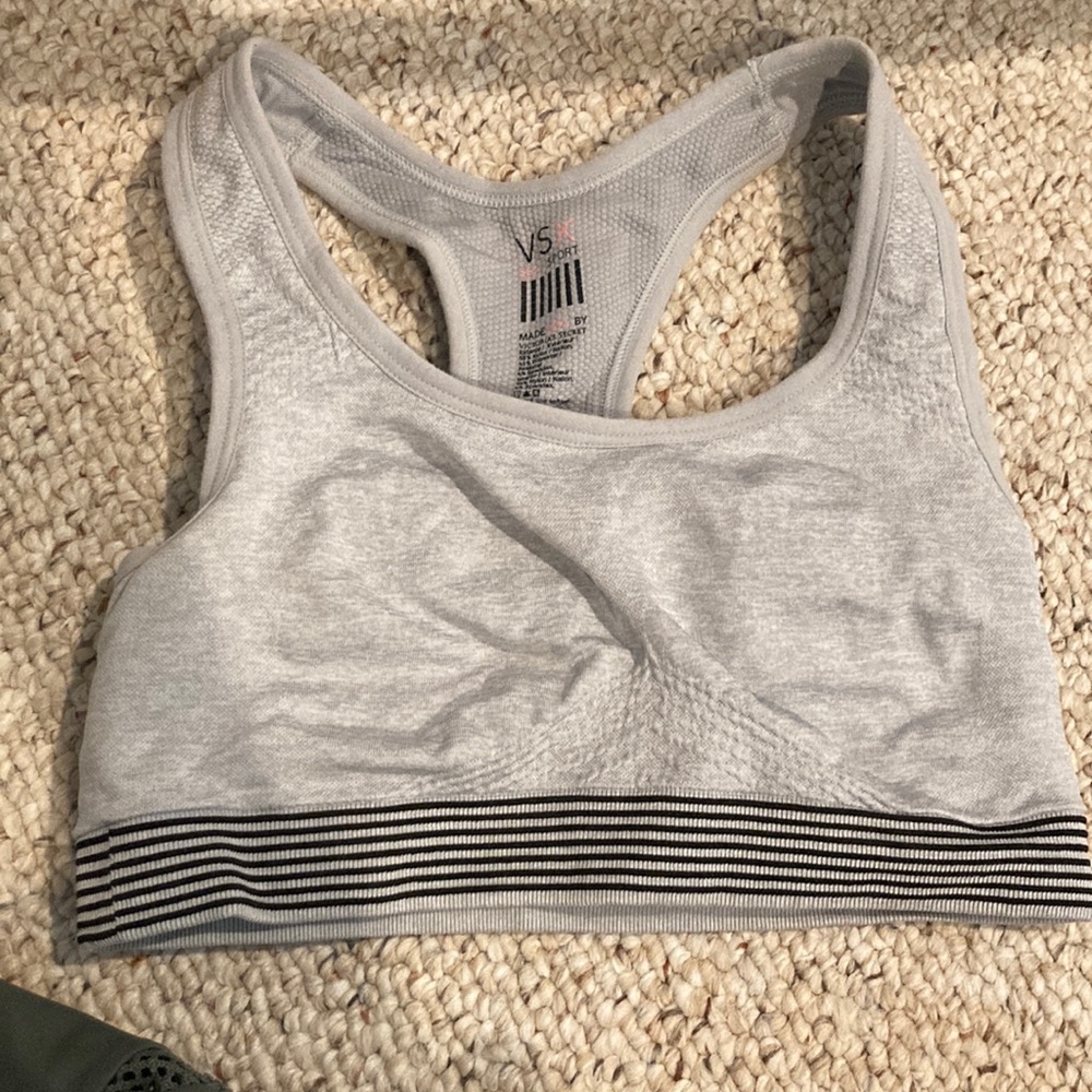 Victoria secret VSX grey sports bra XS new never worn Victoria’s XTRA SMALL